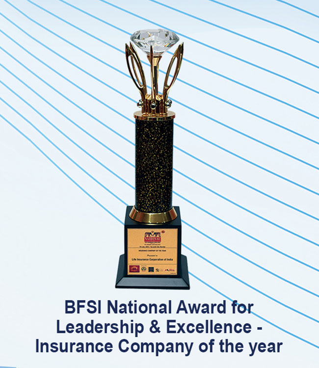 BFSI National Award for Leadership & Excellence
