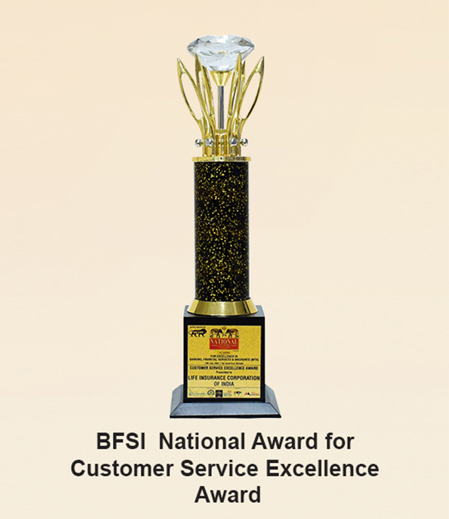 BFSI National Award for Customer Service