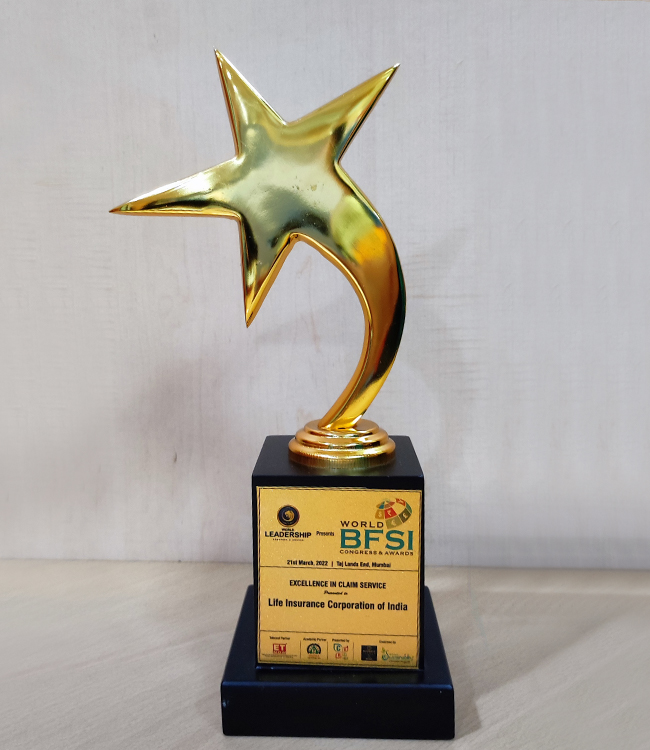 World BFSI congress Award Excellence in Claim Service