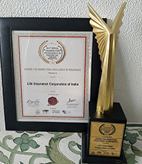 National Awards for Excellence in Finacial Service LIFE INSURANCE COMPANY OF THE YEAR 2020