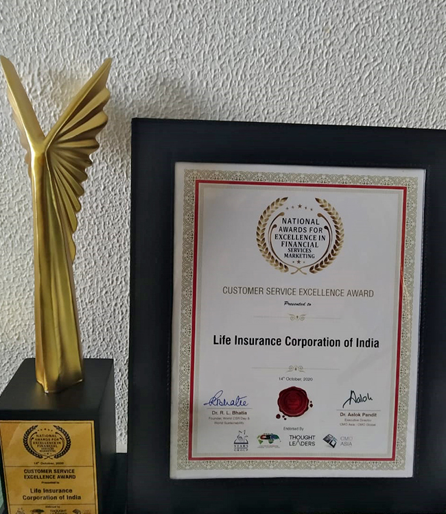 National Awards for Excellence in Finacial Services CUSTOMER SERVICE EXCELLENCE