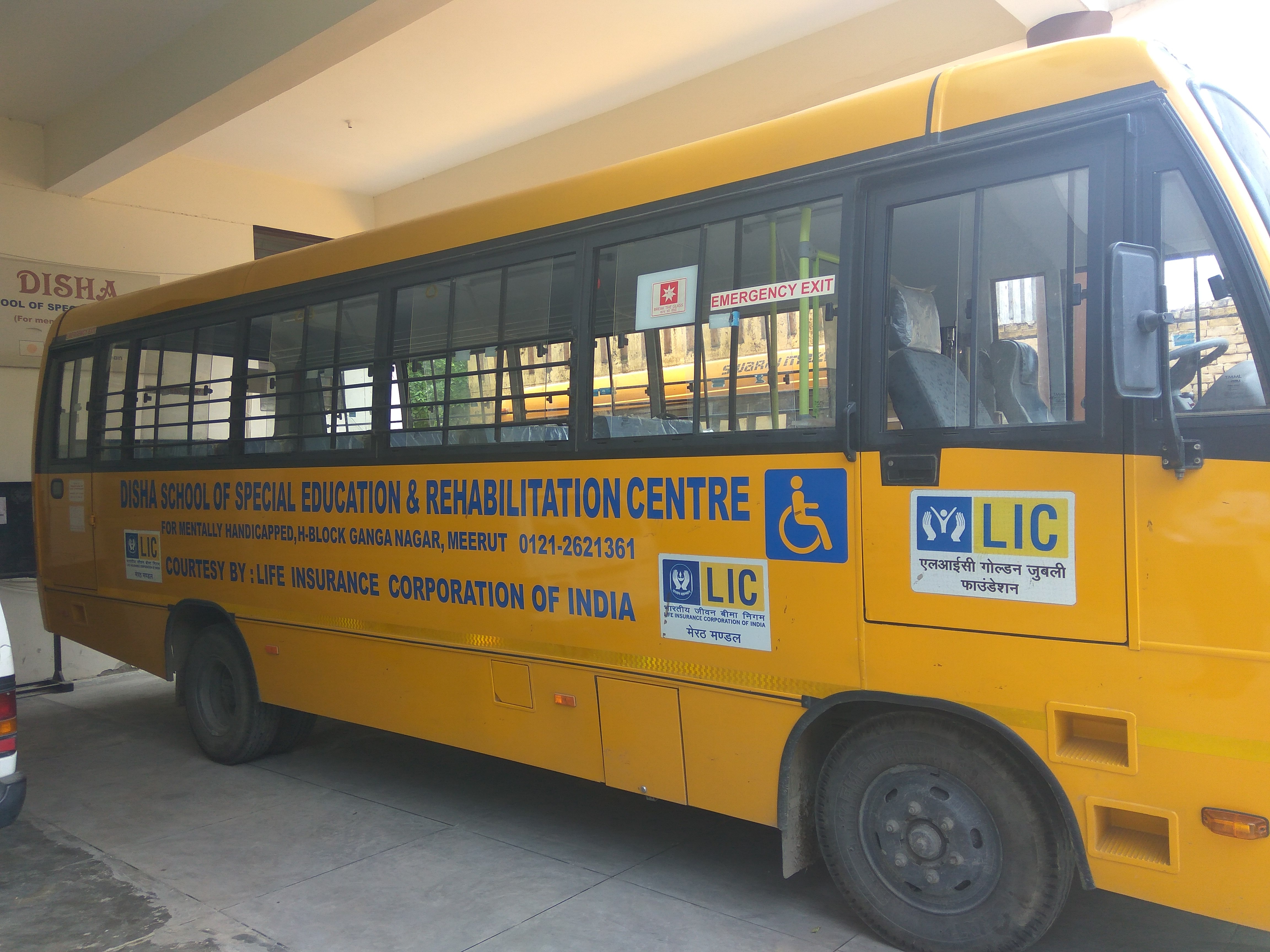 School Bus to Meerut Children Welfare Trust, Meerut