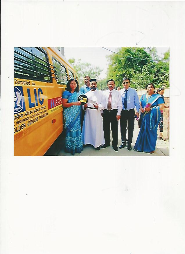 School Bus Aanchal St Gregorious Charitable Society,Delhi