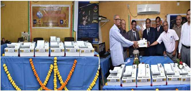 Ten Blood Collection Monitors to Bhavnagar Blood Bank, Bhavnagar
